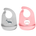 Food Grade Waterproof Silicone Bibs for Baby Bibs